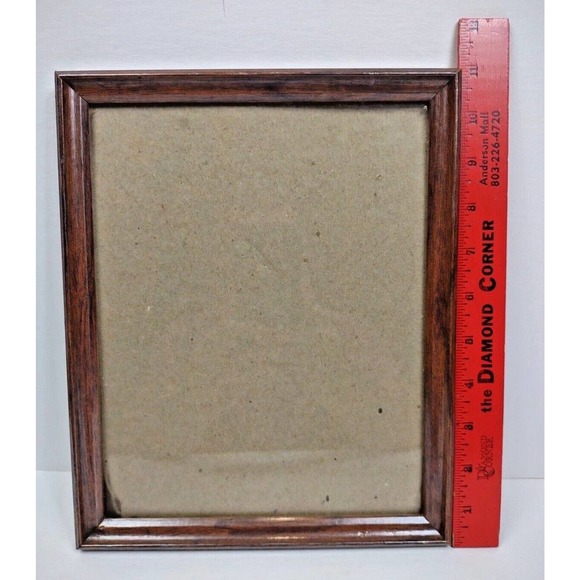 Vintage Brass Metal Photo Picture Frame Ornate 8 x 10" Guilded - Picture 3 of 6